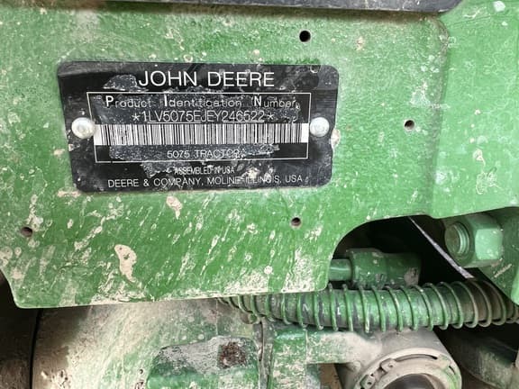 Image of John Deere 5075E equipment image 1