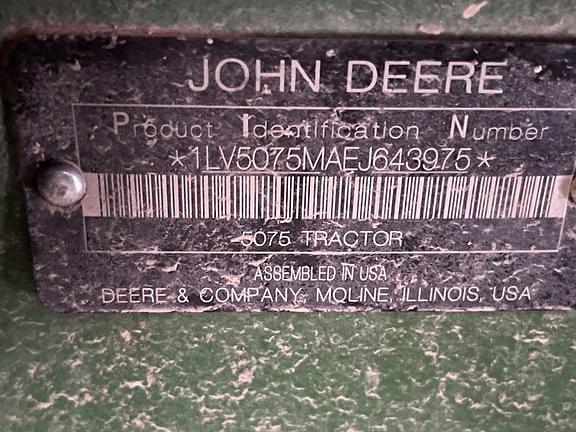 Image of John Deere 5075M equipment image 1