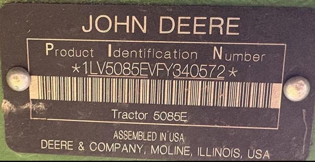Image of John Deere 5085E equipment image 3