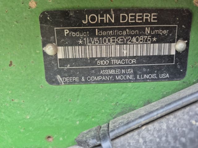 Image of John Deere 5100E equipment image 4