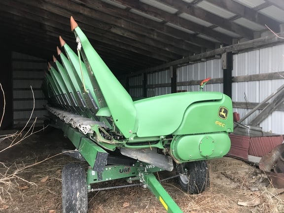 SOLD - 2014 John Deere 616C Stock No. 362617 Harvesting with 16 Rows ...