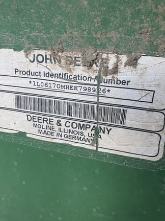 Image of John Deere 6170M equipment image 1