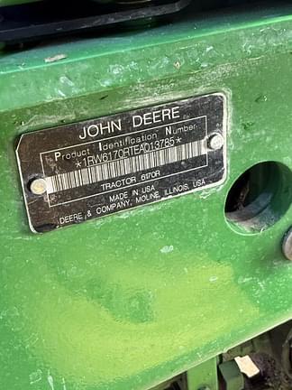 Image of John Deere 6170R equipment image 2