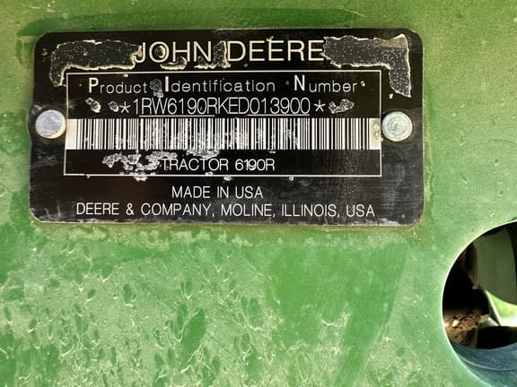 Image of John Deere 6190R equipment image 2