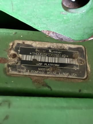 Image of John Deere 625F equipment image 2