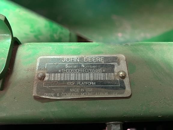 Image of John Deere 630F equipment image 3