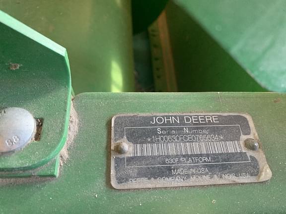 Image of John Deere 630F equipment image 2