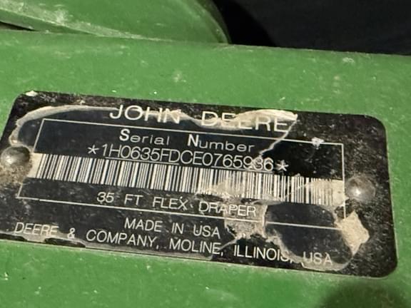 Image of John Deere 635FD equipment image 4
