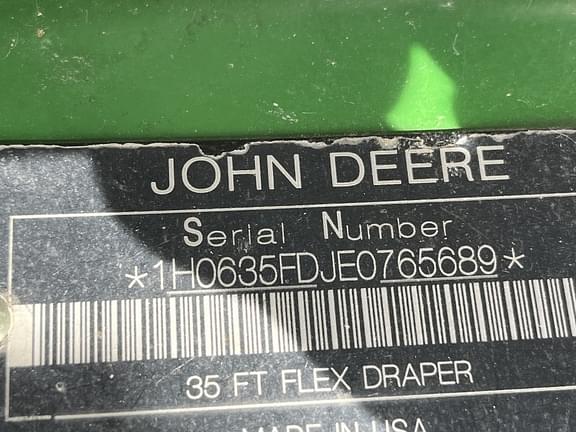 Image of John Deere 635FD equipment image 3