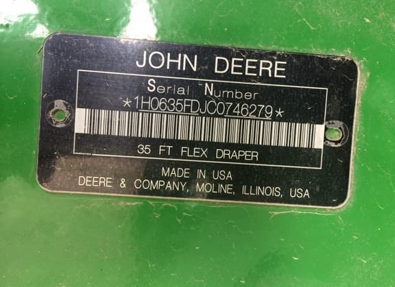 Image of John Deere 635FD equipment image 4
