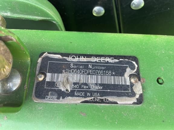 Image of John Deere 640FD equipment image 2