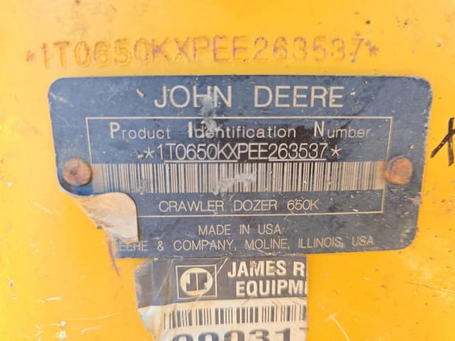 Image of John Deere 650K LGP equipment image 2