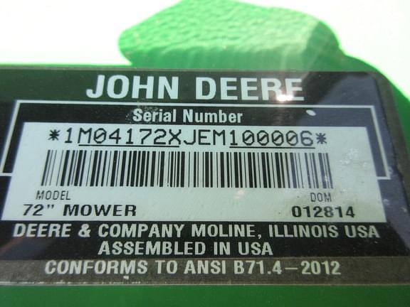 Main image John Deere 72" Mower Deck 6