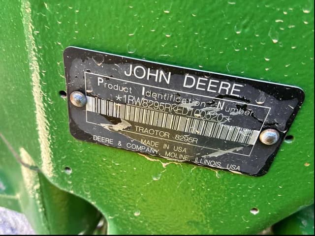 Image of John Deere 8295R equipment image 1