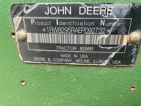 Image of John Deere 8295R equipment image 1