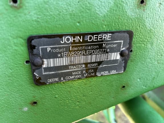 Image of John Deere 8295R equipment image 1