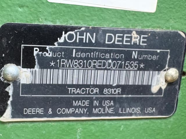 Image of John Deere 8310R equipment image 1