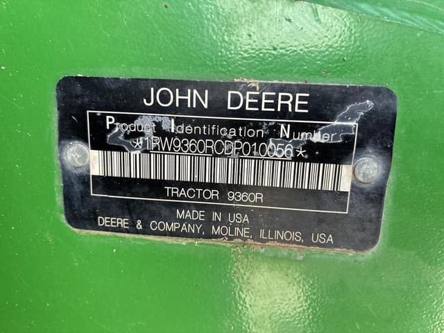 Image of John Deere 9360R equipment image 1