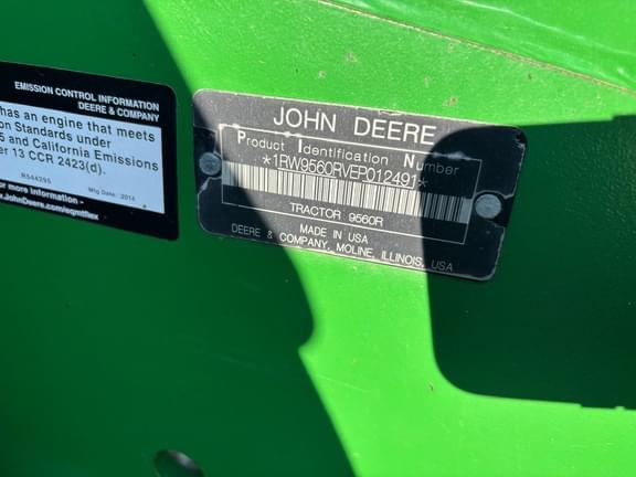 Image of John Deere 9560R equipment image 2