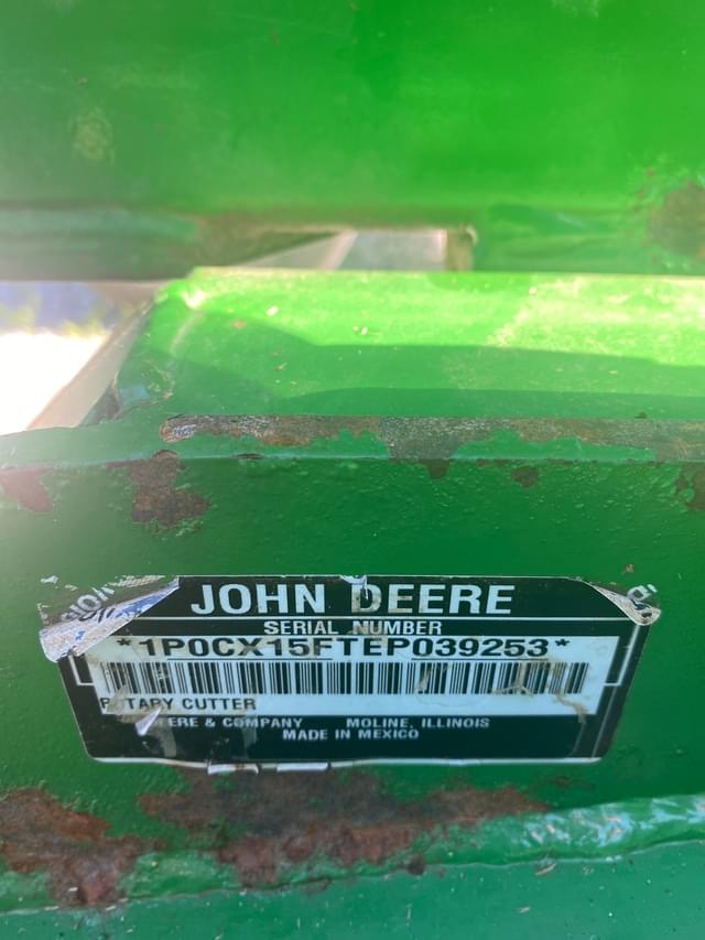 Image of John Deere CX15 equipment image 1