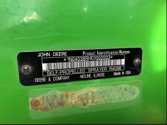 Image of John Deere R4038 equipment image 1