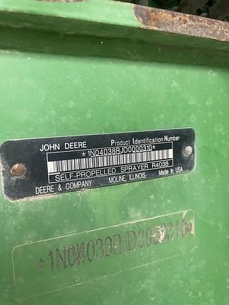 Image of John Deere R4038 equipment image 1