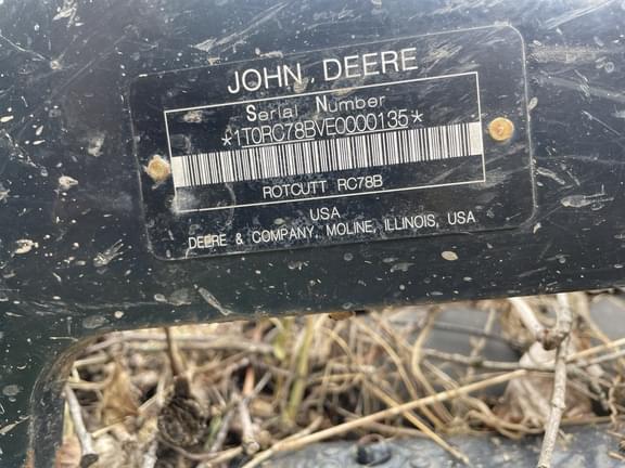 Image of John Deere RC78B equipment image 2