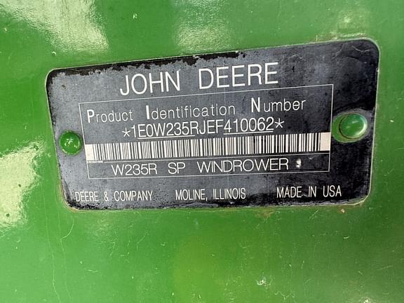 Image of John Deere W235 Primary image