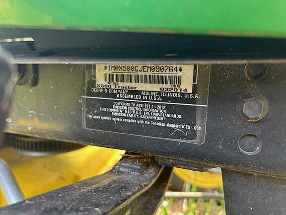 Image of John Deere X500 equipment image 1