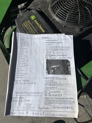 Image of John Deere Z465 equipment image 3