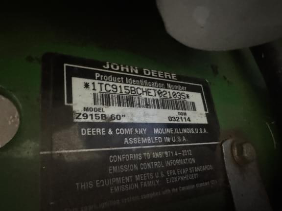 Image of John Deere Z915B equipment image 3