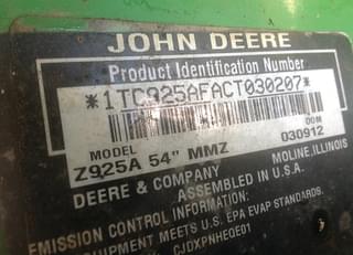 Main image John Deere Z925A 6