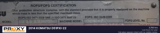Image of Komatsu D51PXI-22 equipment image 1