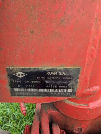 Image of Kuhn GMD800 equipment image 1
