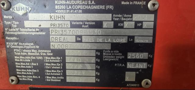 Image of Kuhn Primor 3570M equipment image 4