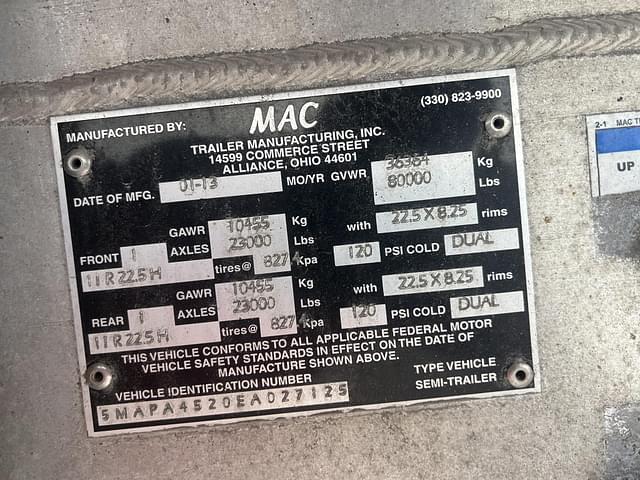 Image of Mac 45x102 equipment image 4