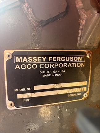 Image of Massey Ferguson 2615 equipment image 4