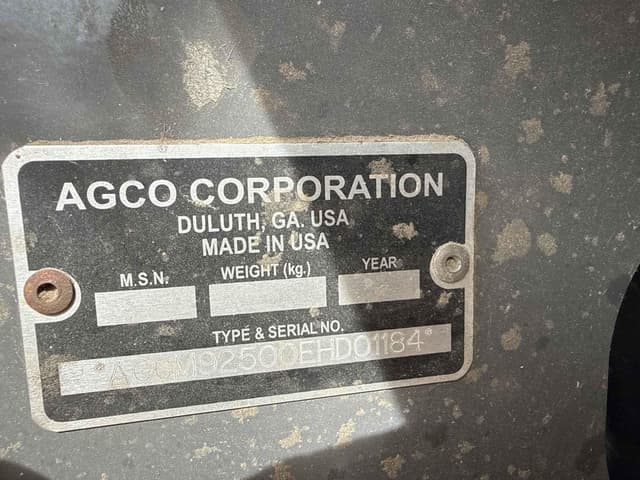 Image of Massey Ferguson 9250 equipment image 1