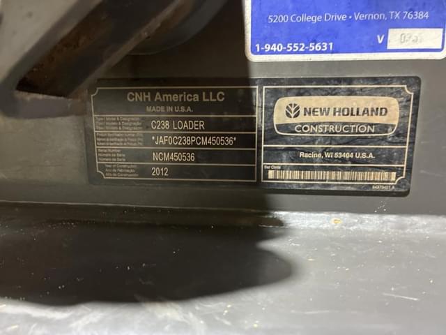Image of New Holland C238 equipment image 2