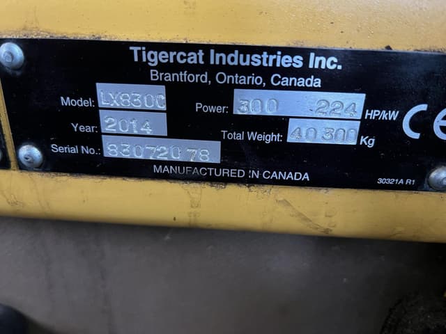 Image of Tigercat LX830C equipment image 4