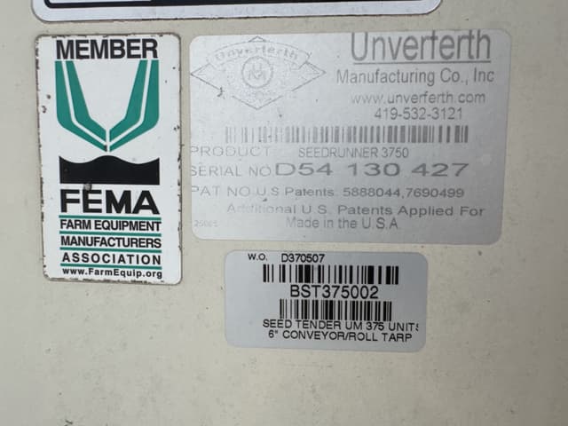 Image of Unverferth 3750 equipment image 1