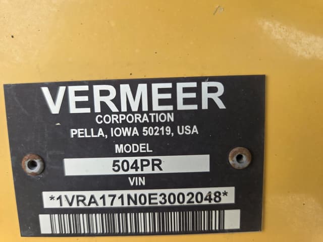 Image of Vermeer 504 Pro equipment image 1