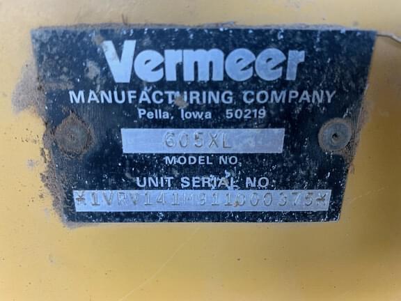 Image of Vermeer 605XL equipment image 3