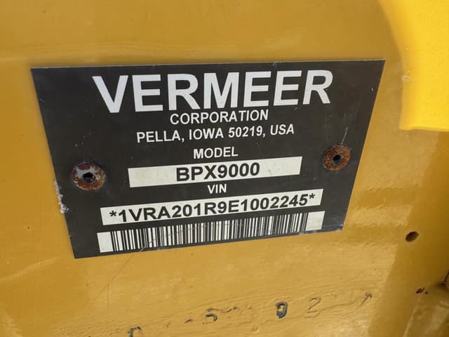Image of Vermeer BPX9000 equipment image 3