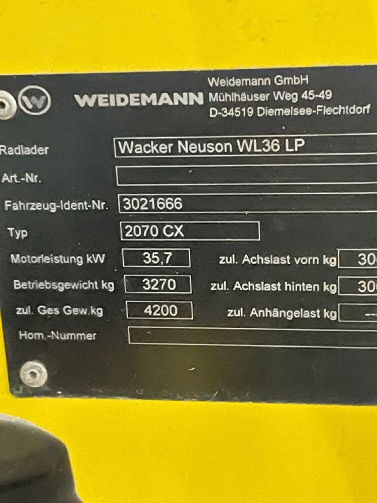 Main image Wacker Neuson WL36 8