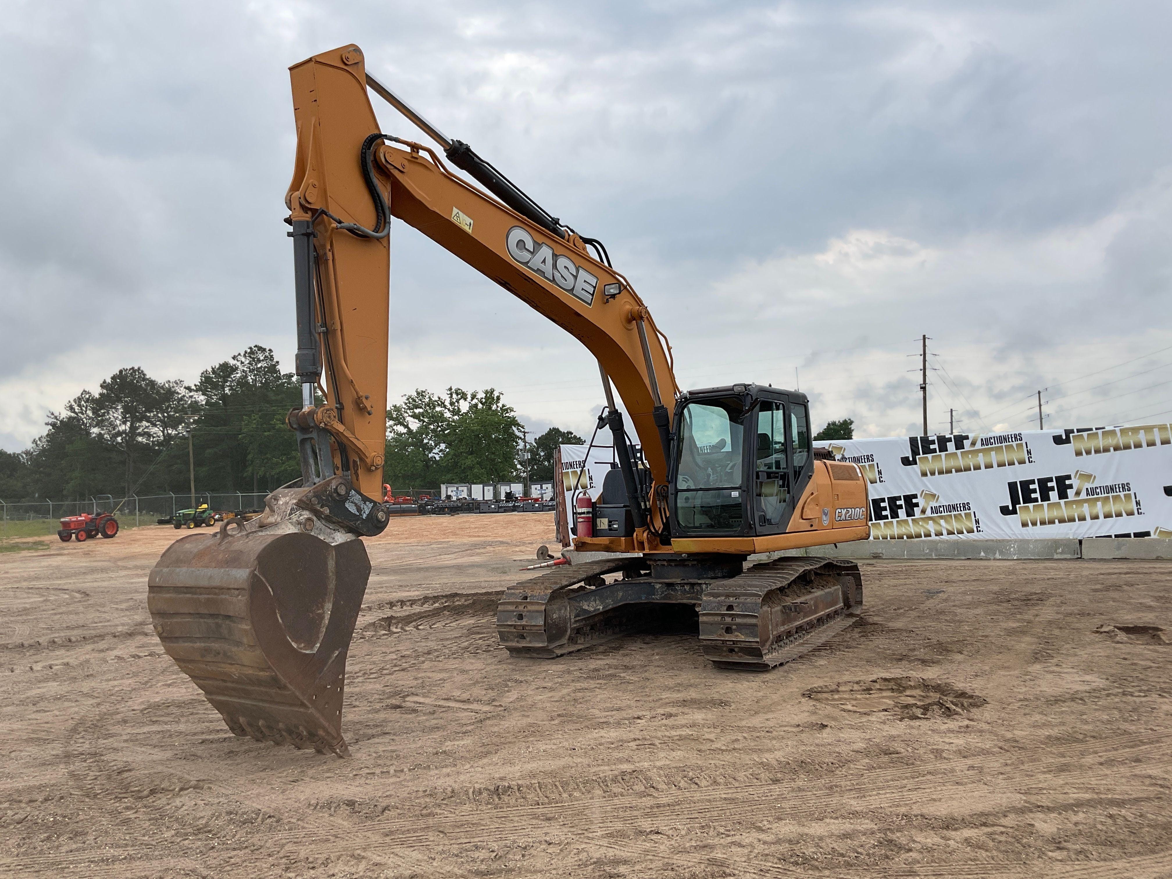 SOLD - 2015 CASE CX210C HYDRAULIC EXCAVATOR SN: DAC210K6NES6H1445