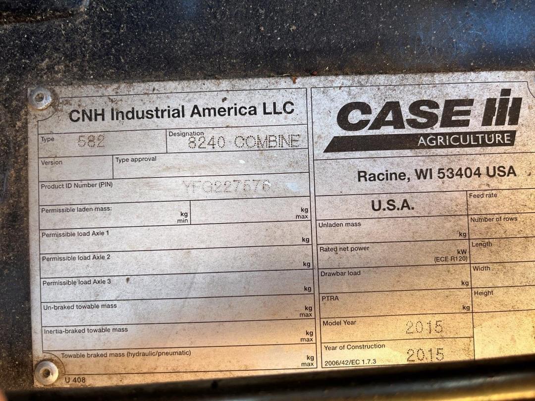 Image of Case IH 8240 Image 1