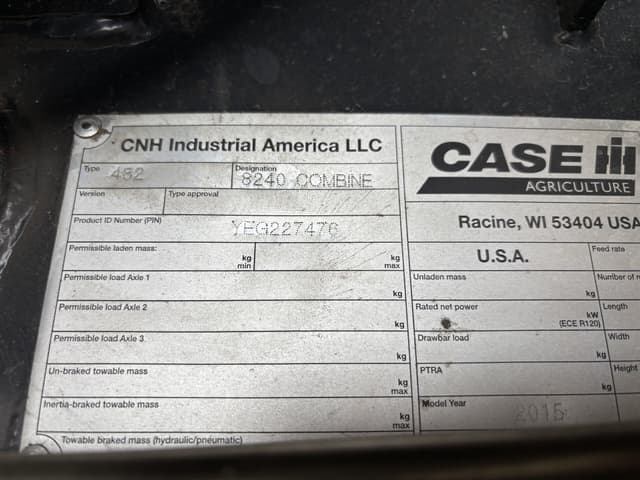 Image of Case IH 8240 equipment image 1