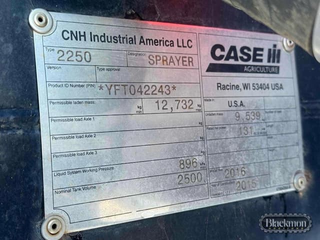 Image of Case IH Patriot 2250 equipment image 1