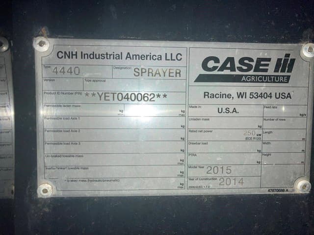 Image of Case IH Patriot 4440 equipment image 1